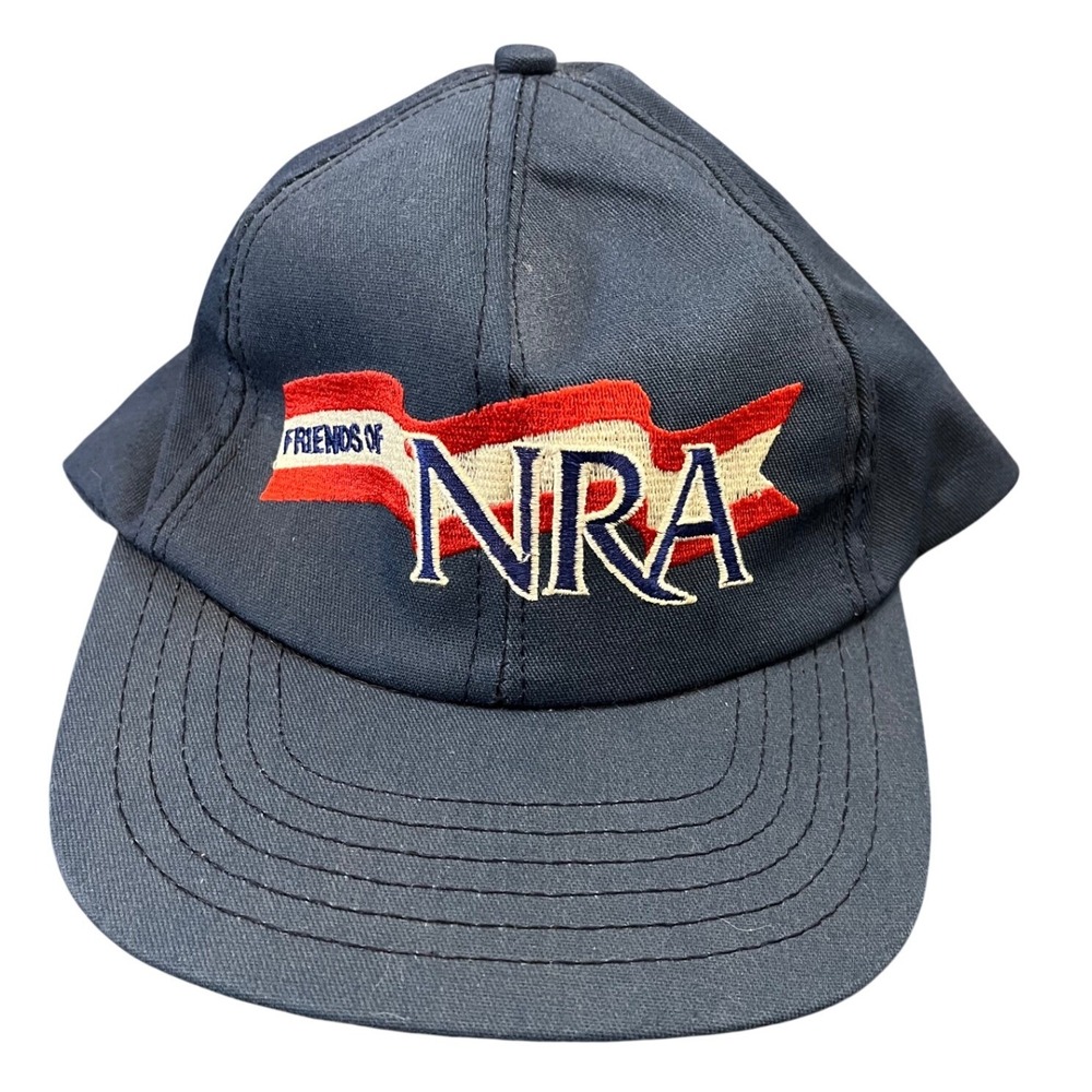 NRA Baseball Cap Mens OS Navy Blue Friends of NRA Embroidered Snapback Hat USA